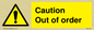WV146: caution out of order