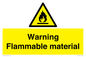 WV14612: Warning Flammable material