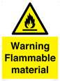 WV14612: Warning Flammable material