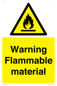 WV14612: Warning Flammable material