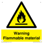 WV14612: Warning Flammable material
