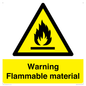 WV14612: Warning Flammable material
