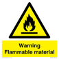 WV14612: Warning Flammable material