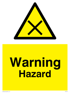 WV1464: warning hazard