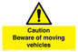 WV1468: Caution Beware moving vehicles