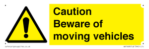 WV1468: Caution Beware moving vehicles