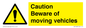 WV1468: Caution Beware moving vehicles
