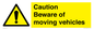 WV1468: Caution Beware moving vehicles