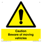 WV1468: Caution Beware moving vehicles