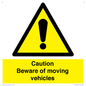 WV1468: Caution Beware moving vehicles