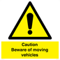WV1468: Caution Beware moving vehicles