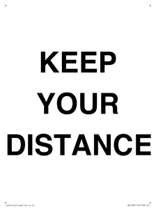 WV1485: KEEP YOUR DISTANCE
