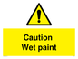 WV151: caution wet paint