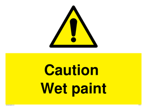 WV151: caution wet paint