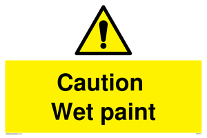 WV151: caution wet paint