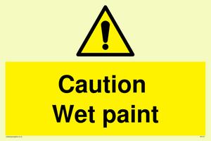 WV151: caution wet paint