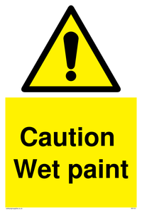 WV151: caution wet paint