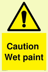 WV151: caution wet paint
