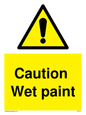 WV151: caution wet paint