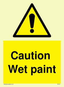 WV151: caution wet paint