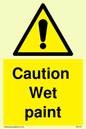 WV151: caution wet paint
