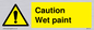 WV151: caution wet paint