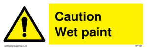 WV151: caution wet paint