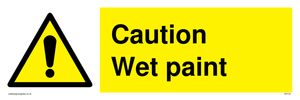 WV151: caution wet paint