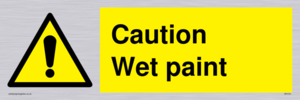 WV151: caution wet paint