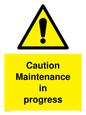 WV152: caution maintenance in progress