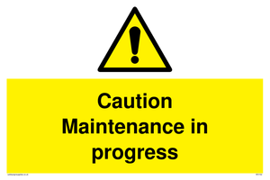 WV152: caution maintenance in progress