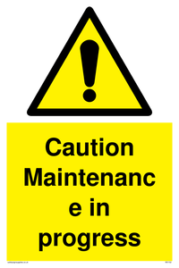 WV152: caution maintenance in progress