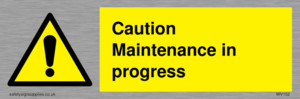 WV152: caution maintenance in progress