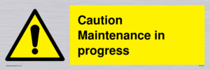 WV152: caution maintenance in progress