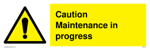 WV152: caution maintenance in progress