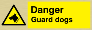 WV153: danger guard dogs