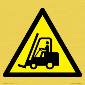 WV156: W014 Warning: Forklift trucks and other industrial vehicles