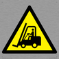 WV156: W014 Warning: Forklift trucks and other industrial vehicles