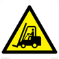 WV156: W014 Warning: Forklift trucks and other industrial vehicles