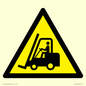 WV156: W014 Warning: Forklift trucks and other industrial vehicles
