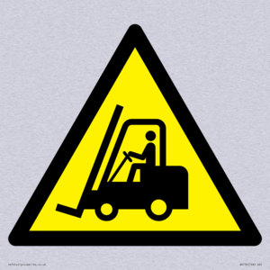 WV156: W014 Warning: Forklift trucks and other industrial vehicles