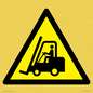 WV156: W014 Warning: Forklift trucks and other industrial vehicles