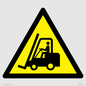 WV156: W014 Warning: Forklift trucks and other industrial vehicles