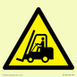 WV156: W014 Warning: Forklift trucks and other industrial vehicles