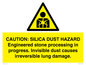 WV16402: CAUTION: SILICA DUST HAZARD