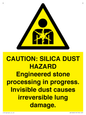 WV16402: CAUTION: SILICA DUST HAZARD