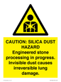 WV16402: CAUTION: SILICA DUST HAZARD
