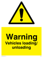 WV165: warning vehicles loading unloading
