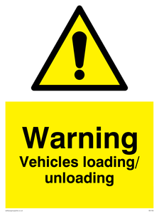 WV165: warning vehicles loading unloading