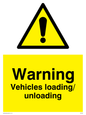 WV165: warning vehicles loading unloading